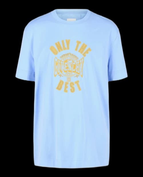 Givenchy Embroidered Logo T-shirt Light Blue