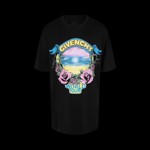 Givenchy World Tour Oversized T-Shirt 'Black'