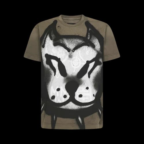 Givenchy Collared Dog Oversized T-Shirt 'Military Green'