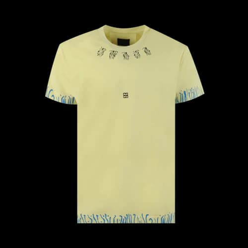 Givenchy Oversized Fit Print T-Shirt 'Acid Yellow'