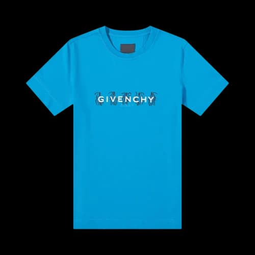 Givenchy Slim Fit Reversed Print T-Shirt 'Bright Blue'