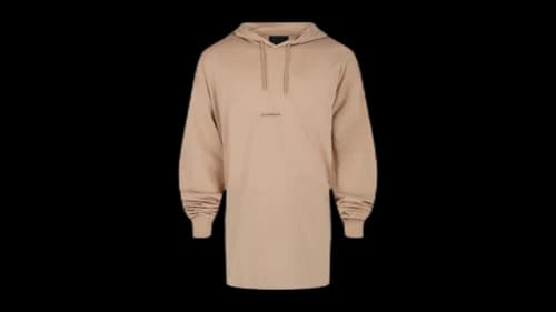 Givenchy Logo Printed Hoodie Beige Camel
