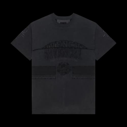 Givenchy Layered Embroidered T-Shirt 'Faded Black'