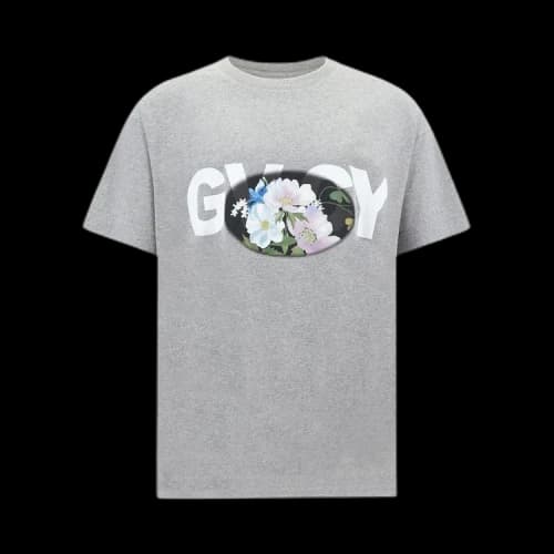 Givenchy Boxy Short-Sleeve 'Light Grey Melange'