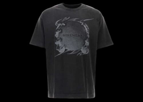Givenchy Ring Artwork Print T-Shirt Black