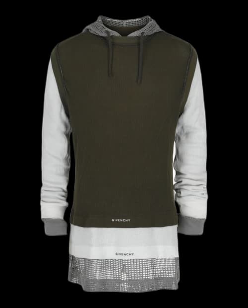 Givenchy Overlapped Hooded T-shirt Multi