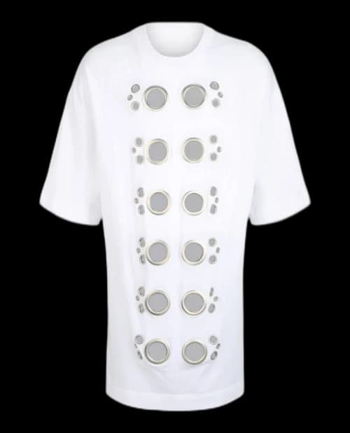 Givenchy Eyelet Oversized T-shirt White