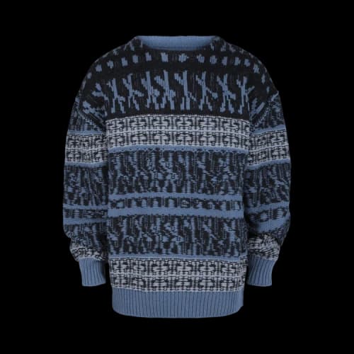 Givenchy x Chito Reversible Jacquard Sweater 'Navy Blue'
