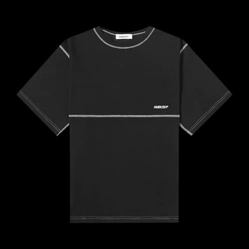 Ambush Overstitch T-Shirt 'Black/Tofu'