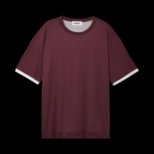 Ambush Layered T-Shirt 'Burgundy'