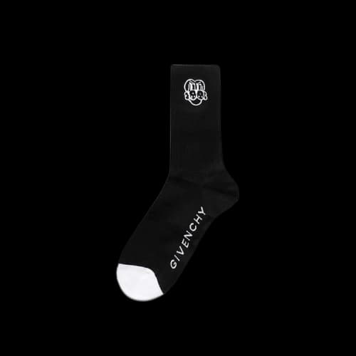 Givenchy Sport Socks With Dog 'Black/White'