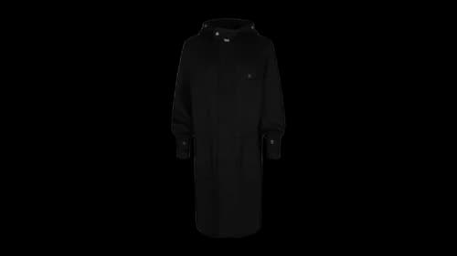 Givenchy Double Face Wool Coat Black