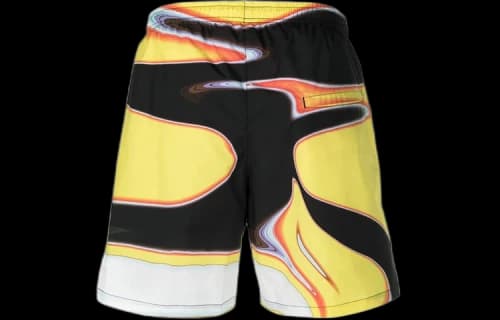 Ambush Abstract Print Shorts 'Black'