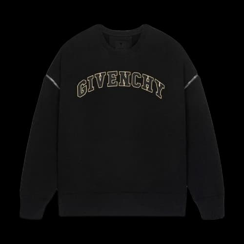 Givenchy Removable Sleeves Logo Sweatshirt 'Black'