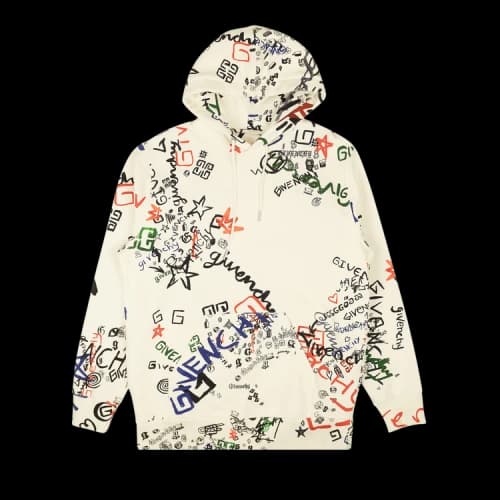 Givenchy All Over Print Hoodie Sweatshirt 'Off White'