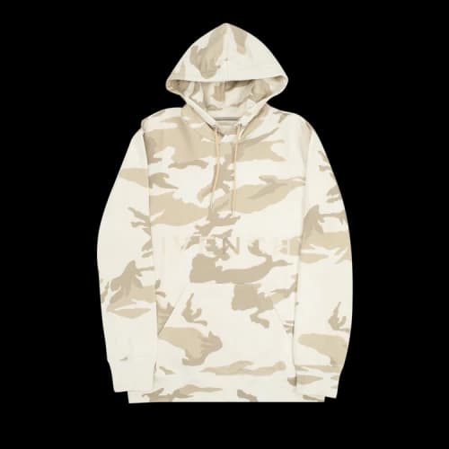 Givenchy Classic Fit All Over Print Hoodie 'Light Beige'