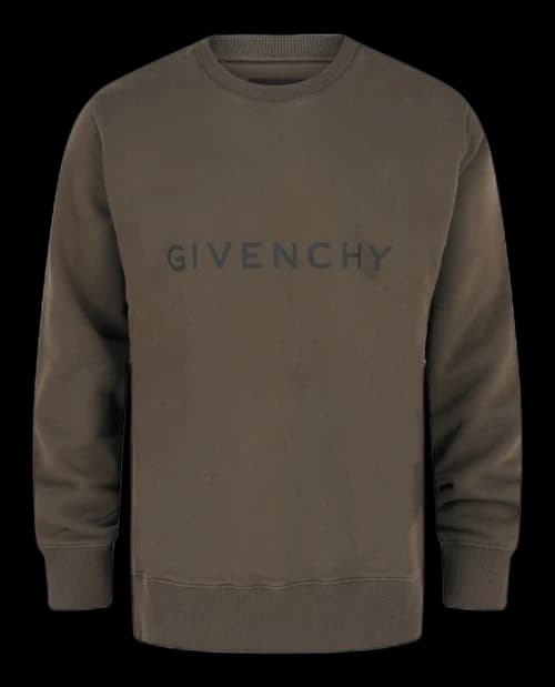 Givenchy Logo Sweatshirt Khaki
