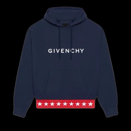 Givenchy Boxy Fit Hoodie 'Deep Blue'