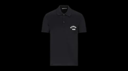Givenchy Front Pocket Polo Shirt Dark Navy