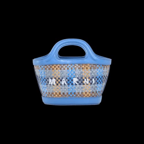 Marni Topicalia Micro Handbag 'Blue/Brown/Opal'