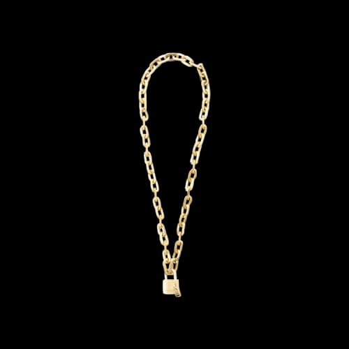 Ambush Small Padlock Chain Necklace 'Gold'