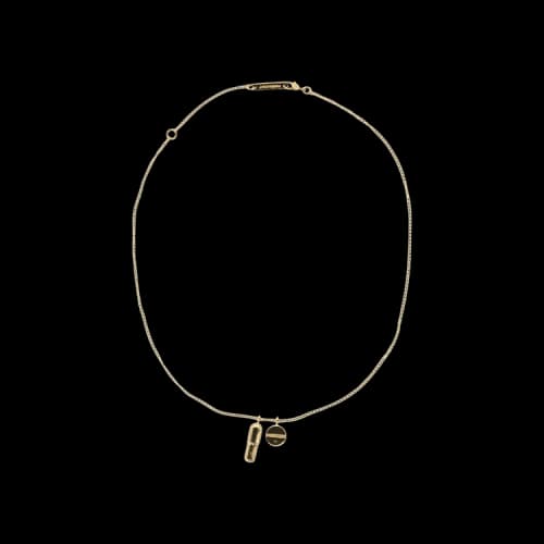 Ambush Pill Charm Necklace 'Gold'