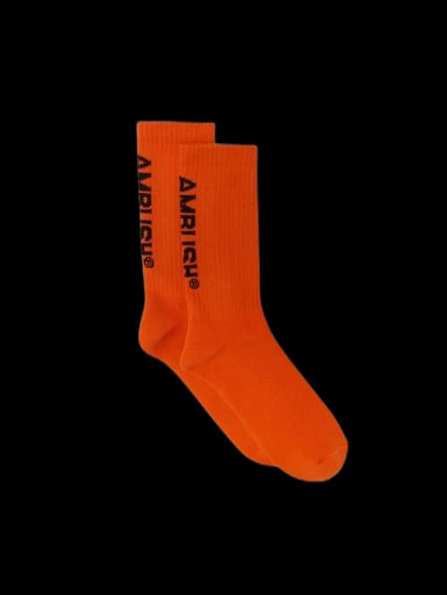 Ambush Logo Socks Red/Orange/Black