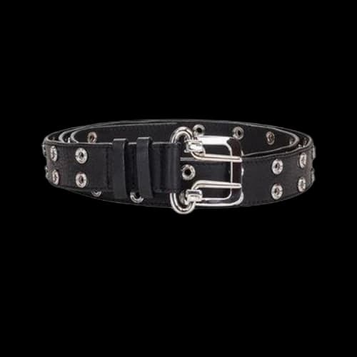 Ambush Grommet Leather Belt 'Black'