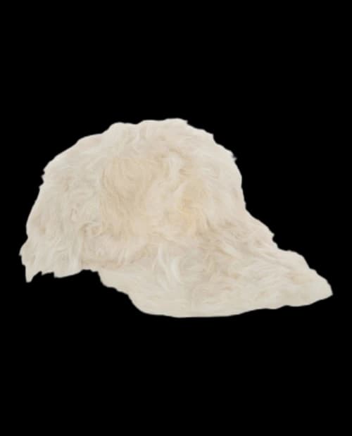 Givenchy 4G Faux-Fur Baseball Cap Cream