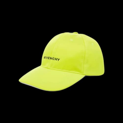 Givenchy Curved Cap With Embroided Logo 'Fluo Yellow'