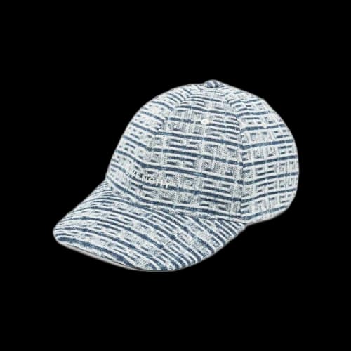 Givenchy Curved Cap With Embroidered Logo 'White/Light Blue'