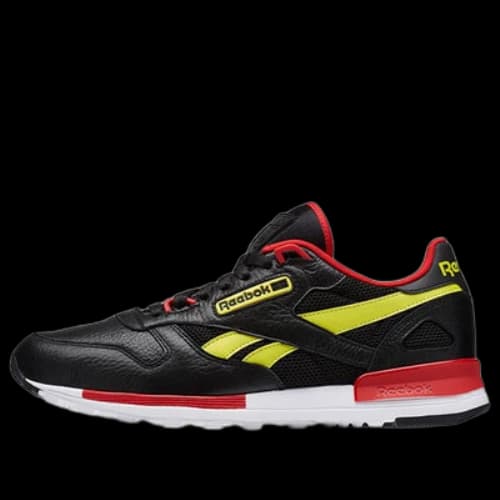 Reebok Classic Leather 2.0 Running Shoes Black/Red/Yellow