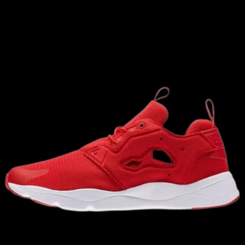 Reebok Furylite Aom Red White Shoes/Sneakers