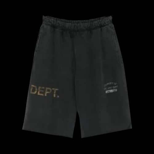 Gallery Dept. Large Cut Off Shorts 'Washed Black'