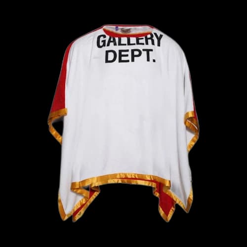 Gallery Dept. Boxing Towel Poncho 'Red/White'