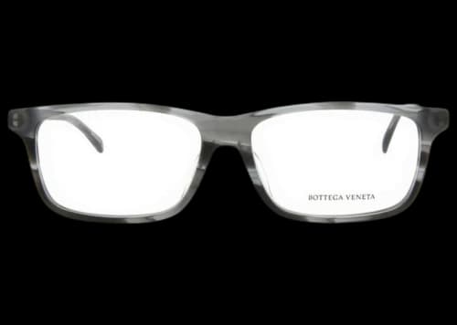 Bottega Veneta Square- Acetate Optical Frames Havana/Silver/Transparent (BV0135OA-30001678-003)