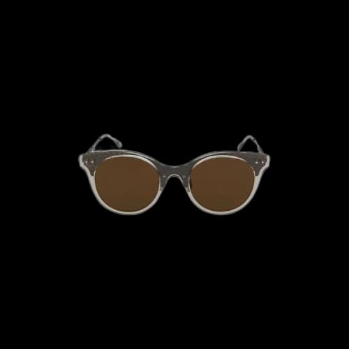Bottega Veneta Round Frame Acetate Sunglasses 'Brown'