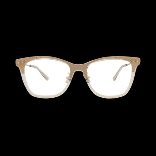 Bottega Veneta Cat Eye-Frame Acetate Optical Frames NUDE GOLD TRANSPARENT (BV0145O-30001690-004)