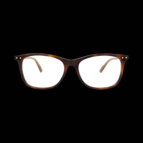Bottega Veneta Square-Frame Acetate Optical Frames Havana Yellow Transparent (BV0230O-30006416-002)