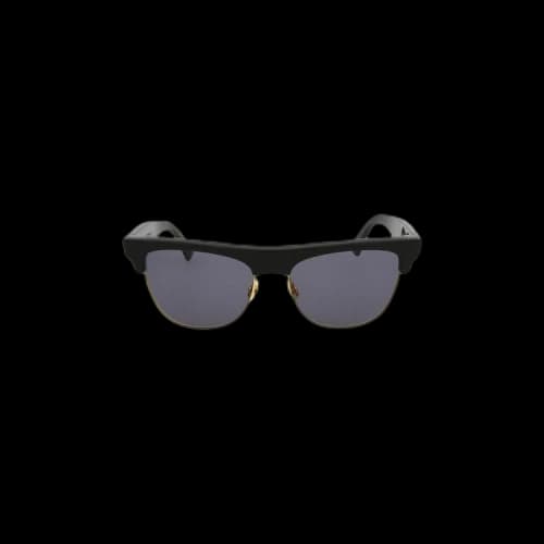Bottega Veneta Half Frame Sunglasses 'Black/Grey'