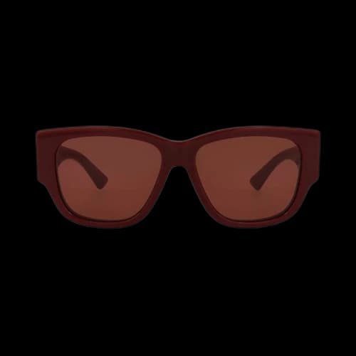 Bottega Veneta Square Sunglasses 'Burgundy/Red'