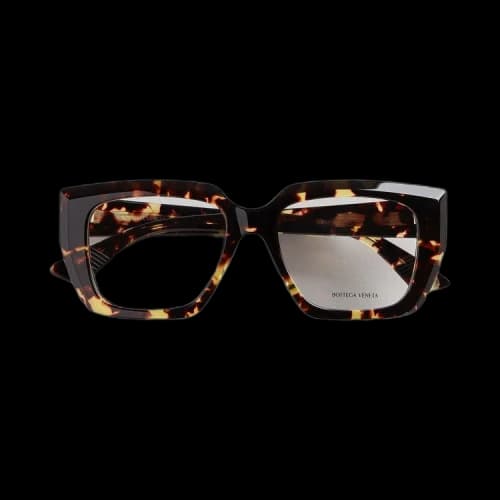 Bottega Veneta Square Glasses 'Havana/Transparent'