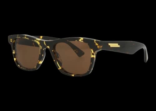 Bottega Veneta Rectangle Sunglasses Havana/Havana Brown (BV1120S-30011464-002)