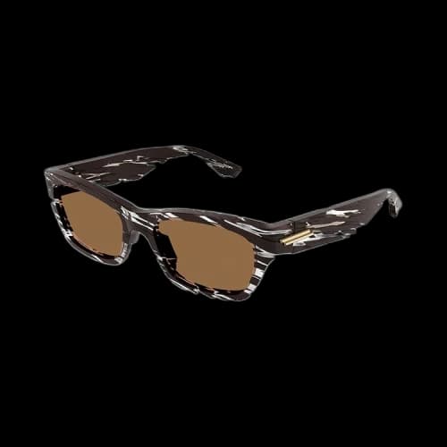 Bottega Veneta Square Sunglasses 'Brown'