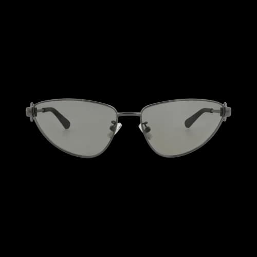 Bottega Veneta Cat Eye-Frame Metal Sunglasses Ruthenium Ruthenium Grey (BV1186S-30013675-001)