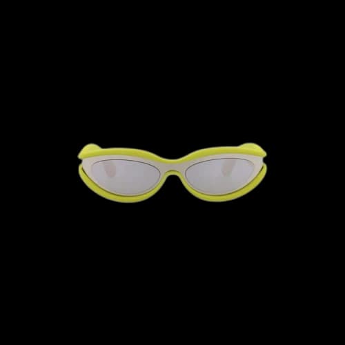 Bottega Veneta Wrap Around Sunglasses 'Silver'