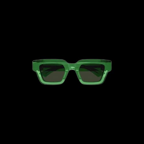 Bottega Veneta Hinge Square Sunglasses 'Green'