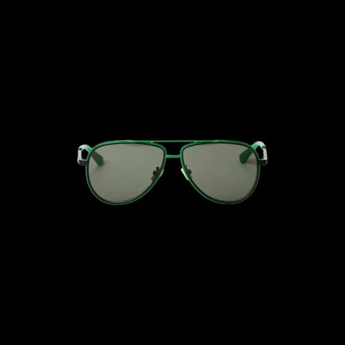 Bottega Veneta Aviator Sunglasses 'Green'