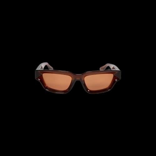 Bottega Veneta Rectangular Squared Sunglasses 'Brown'