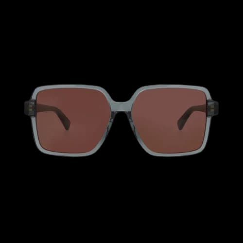 Bottega Veneta Square Sunglasses 'Grey/Red'